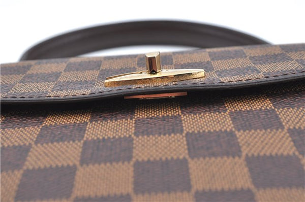 Authentic Louis Vuitton Damier Malesherbes Hand Bag Purse N51379 LV J0908