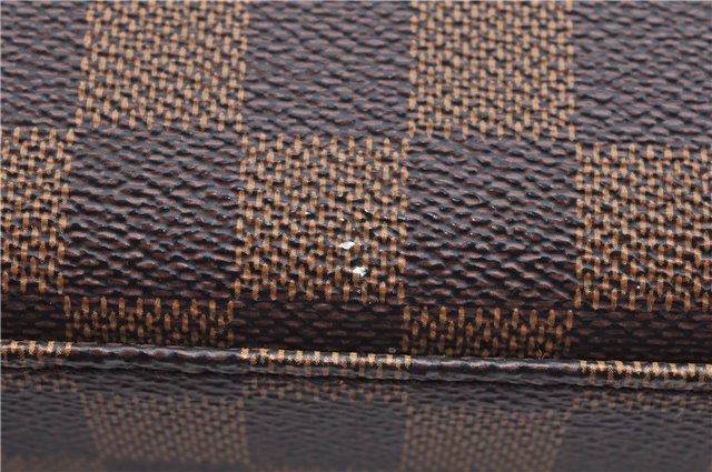 Authentic Louis Vuitton Damier Malesherbes Hand Bag Purse N51379 LV J0908