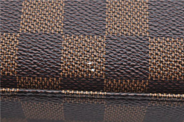 Authentic Louis Vuitton Damier Malesherbes Hand Bag Purse N51379 LV J0908