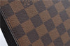 Authentic Louis Vuitton Damier Malesherbes Hand Bag Purse N51379 LV J0908