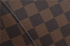 Authentic Louis Vuitton Damier Malesherbes Hand Bag Purse N51379 LV J0908
