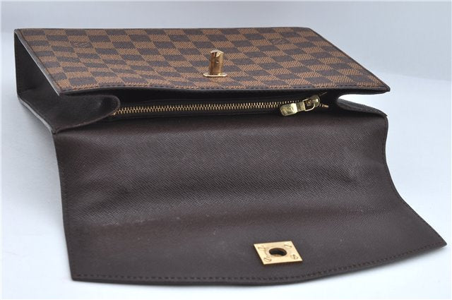 Authentic Louis Vuitton Damier Malesherbes Hand Bag Purse N51379 LV J0908
