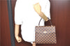 Authentic Louis Vuitton Damier Malesherbes Hand Bag Purse N51379 LV J0908