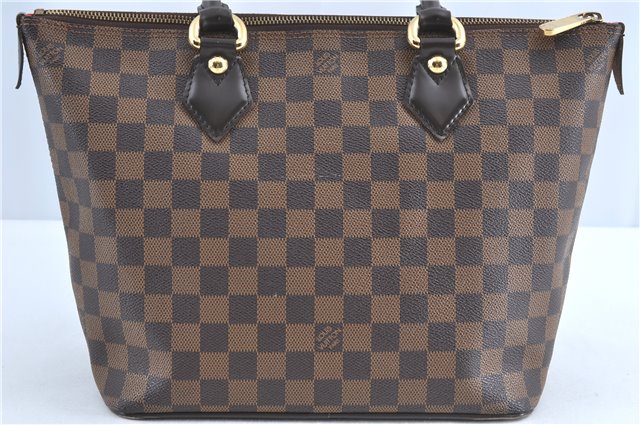 Authentic Louis Vuitton Damier Saleya PM Shoulder Tote Bag N51183 LV J0909