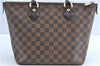 Authentic Louis Vuitton Damier Saleya PM Shoulder Tote Bag N51183 LV J0909