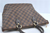 Authentic Louis Vuitton Damier Saleya PM Shoulder Tote Bag N51183 LV J0909