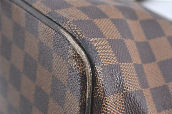 Authentic Louis Vuitton Damier Saleya PM Shoulder Tote Bag N51183 LV J0909