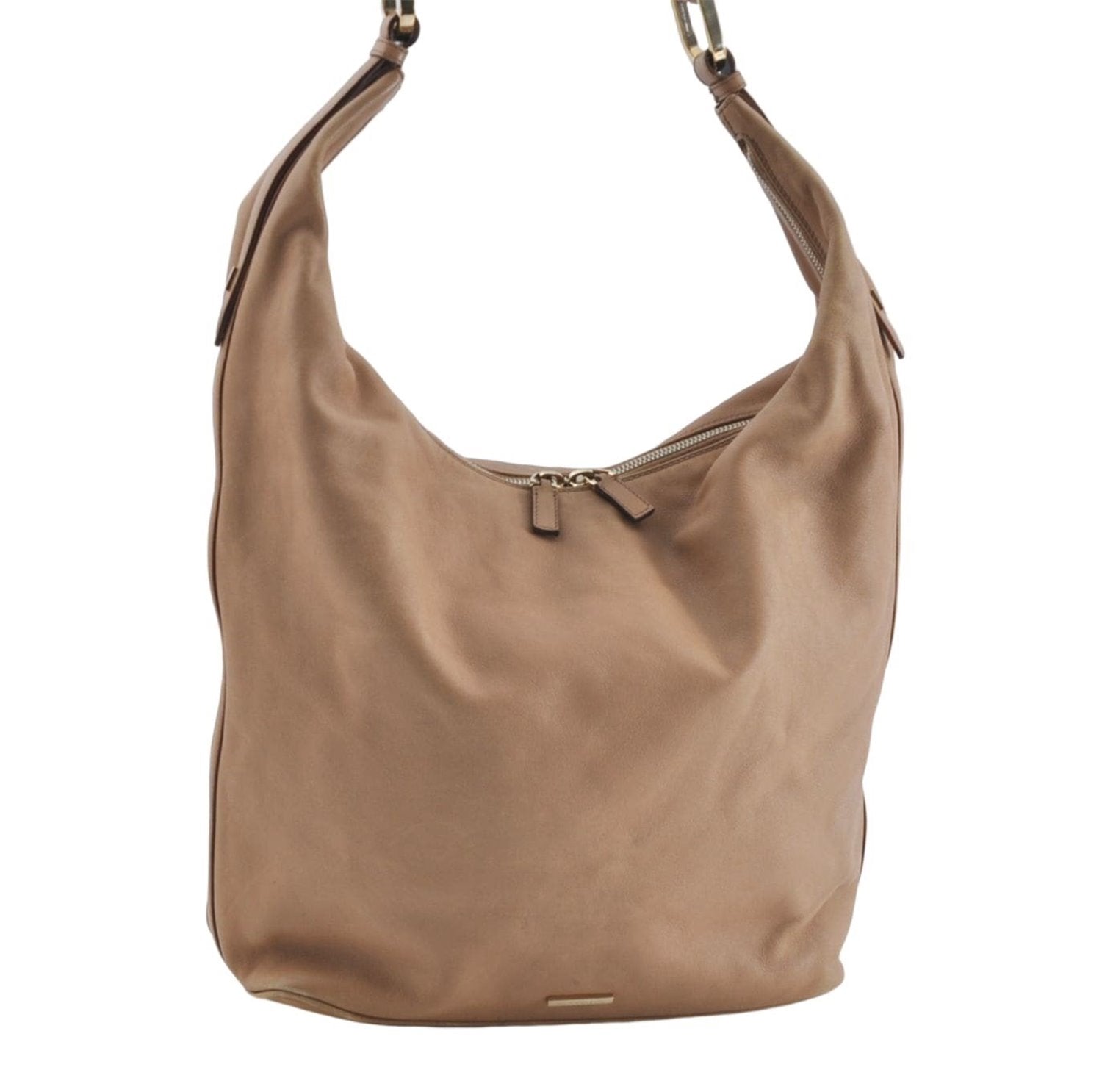 Authentic GUCCI Shoulder Bag Leather 73884 Beige J0910