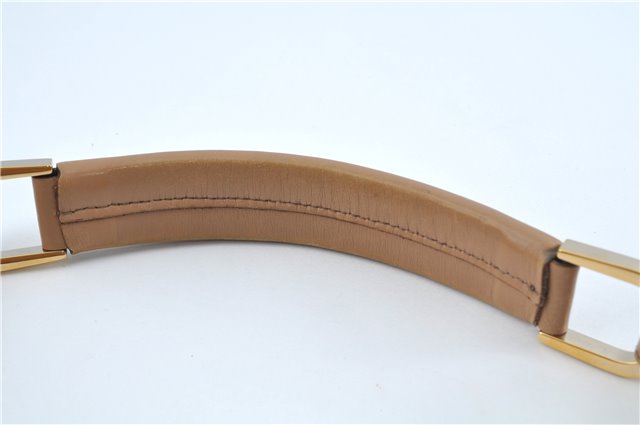 Authentic GUCCI Shoulder Bag Leather 73884 Beige J0910