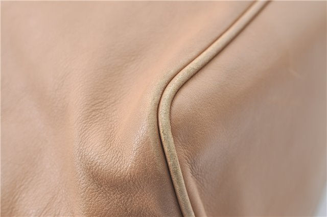 Authentic GUCCI Shoulder Bag Leather 73884 Beige J0910