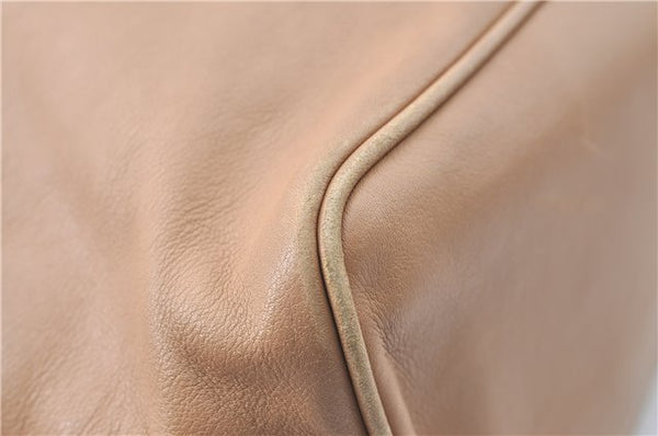 Authentic GUCCI Shoulder Bag Leather 73884 Beige J0910