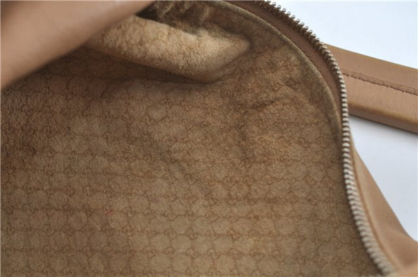 Authentic GUCCI Shoulder Bag Leather 73884 Beige J0910
