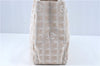 Authentic CHANEL New Travel Line Shoulder Tote Bag Nylon Leather Beige J0911