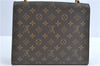 Authentic Louis Vuitton Monogram Malesherbes Hand Bag M51379 LV J0918