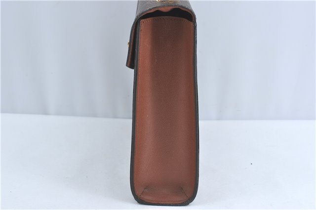 Authentic Louis Vuitton Monogram Malesherbes Hand Bag M51379 LV J0918