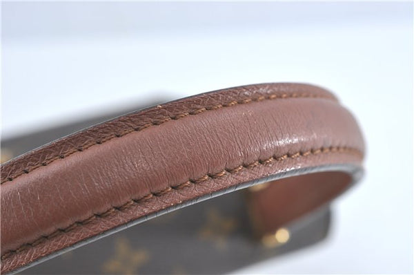 Authentic Louis Vuitton Monogram Malesherbes Hand Bag M51379 LV J0918