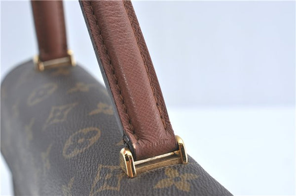 Authentic Louis Vuitton Monogram Malesherbes Hand Bag M51379 LV J0918