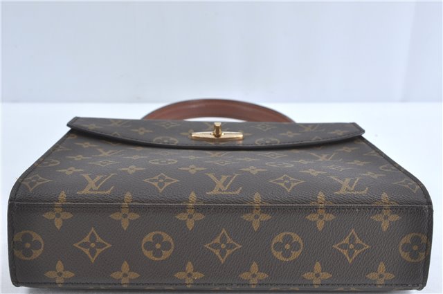 Authentic Louis Vuitton Monogram Malesherbes Hand Bag M51379 LV J0918