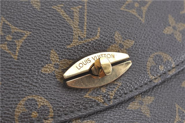 Authentic Louis Vuitton Monogram Malesherbes Hand Bag M51379 LV J0918