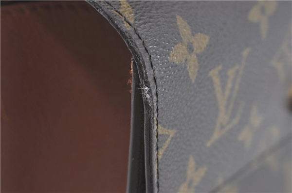 Authentic Louis Vuitton Monogram Malesherbes Hand Bag M51379 LV J0918