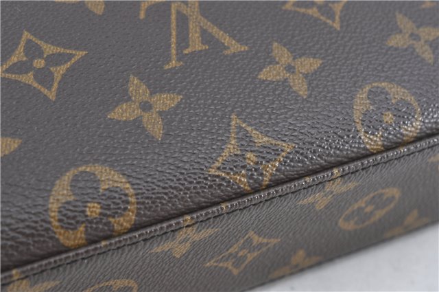 Authentic Louis Vuitton Monogram Malesherbes Hand Bag M51379 LV J0918