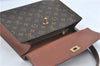 Authentic Louis Vuitton Monogram Malesherbes Hand Bag M51379 LV J0918