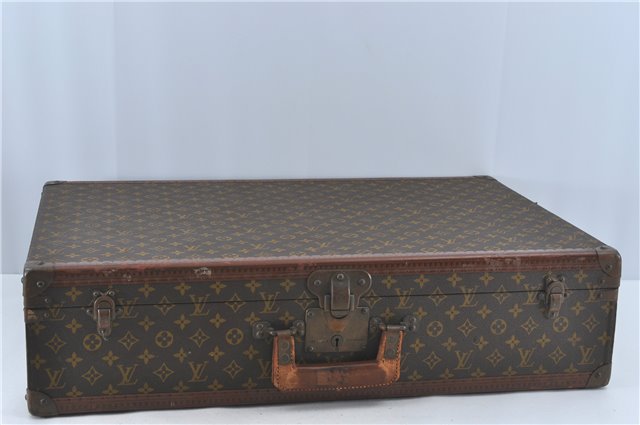 Authentic Louis Vuitton Monogram Bisten 70 Travel Trunk Case Old Model LV J0924