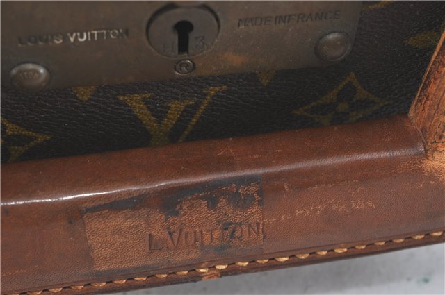 Authentic Louis Vuitton Monogram Bisten 70 Travel Trunk Case Old Model LV J0924