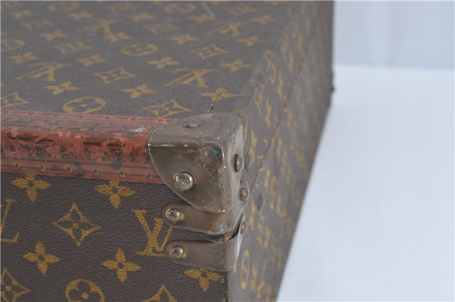 Authentic Louis Vuitton Monogram Bisten 70 Travel Trunk Case Old Model LV J0924