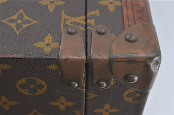 Authentic Louis Vuitton Monogram Bisten 70 Travel Trunk Case Old Model LV J0924