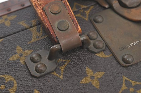 Authentic Louis Vuitton Monogram Bisten 70 Travel Trunk Case Old Model LV J0924