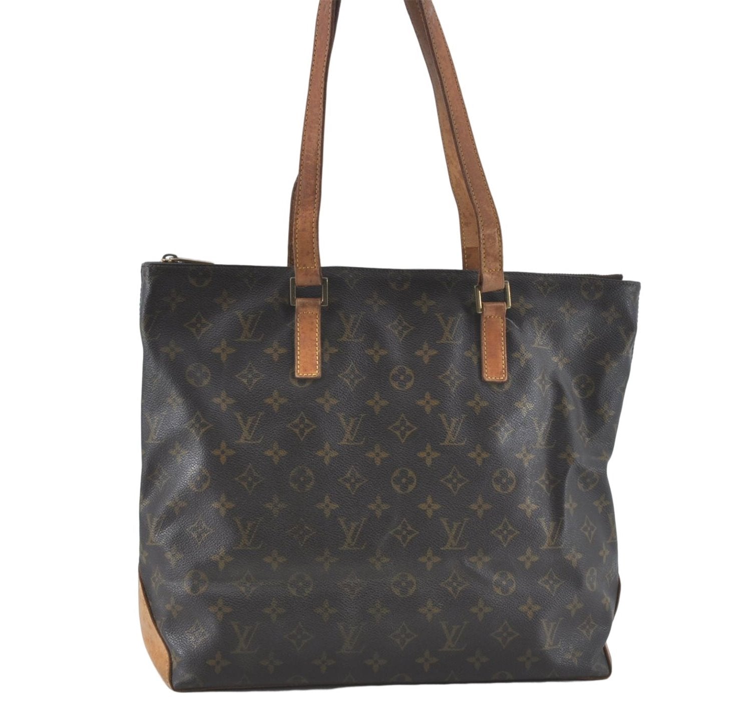Authentic Louis Vuitton Monogram Cabas Mezzo Tote Bag M51151 LV J0929