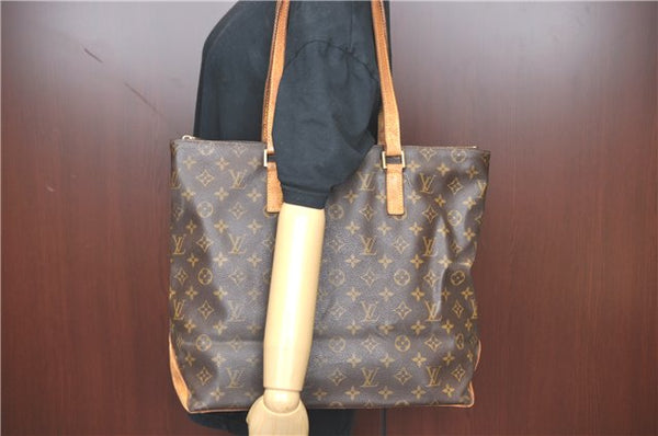 Authentic Louis Vuitton Monogram Cabas Mezzo Tote Bag M51151 LV J0929