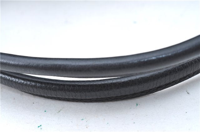 Auth Louis Vuitton Mahina Galatea PM Shoulder Tote Bag Black M93814 LV J0935