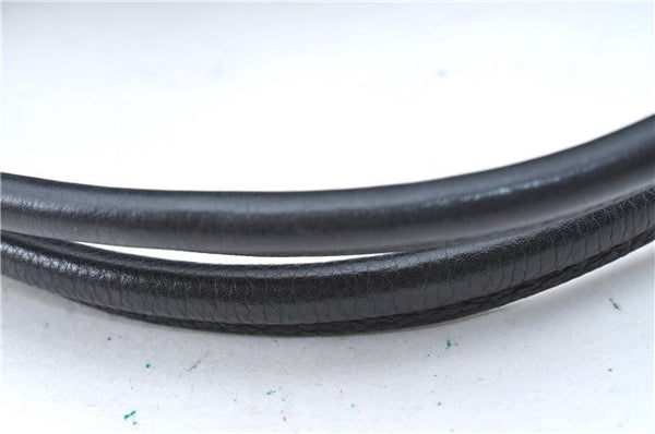 Auth Louis Vuitton Mahina Galatea PM Shoulder Tote Bag Black M93814 LV J0935