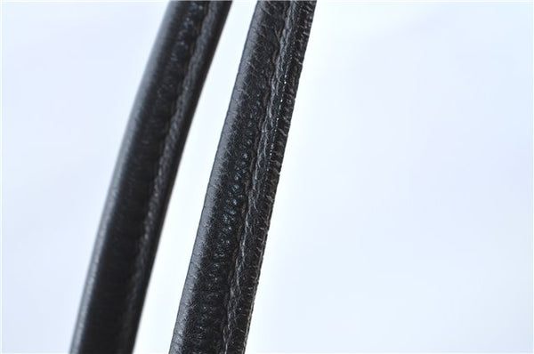 Auth Louis Vuitton Mahina Galatea PM Shoulder Tote Bag Black M93814 LV J0935