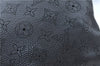 Auth Louis Vuitton Mahina Galatea PM Shoulder Tote Bag Black M93814 LV J0935