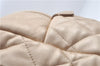 Authentic Chanel Coco Cocoon Matelasse Leather Hand Bag Purse Beige CC J0936