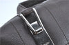 Authentic CHANEL Chocolate Bar Caviar Skin CC Logo Hand Boston Bag Brown J0941