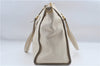 Auth Louis Vuitton Monogram Empreinte Lumineuse PM Tote Bag M93411 White J0943