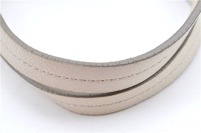 Auth Louis Vuitton Monogram Empreinte Lumineuse PM Tote Bag M93411 White J0943