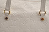 Auth Louis Vuitton Monogram Empreinte Lumineuse PM Tote Bag M93411 White J0943