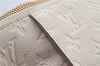 Auth Louis Vuitton Monogram Empreinte Lumineuse PM Tote Bag M93411 White J0943