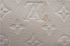 Auth Louis Vuitton Monogram Empreinte Lumineuse PM Tote Bag M93411 White J0943