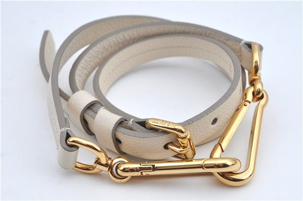 Auth Louis Vuitton Monogram Empreinte Lumineuse PM Tote Bag M93411 White J0943