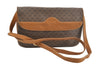 Authentic GUCCI Micro GG PVC Leather Shoulder Cross Body Bag Brown Beige J0948