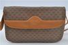 Authentic GUCCI Micro GG PVC Leather Shoulder Cross Body Bag Brown Beige J0948