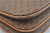 Authentic GUCCI Micro GG PVC Leather Shoulder Cross Body Bag Brown Beige J0948