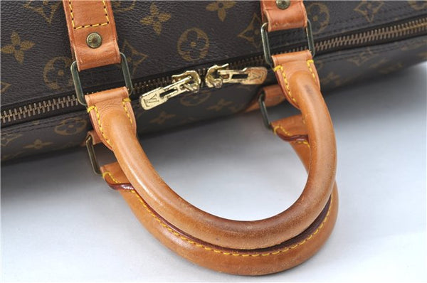 Authentic Louis Vuitton Monogram Keepall 45 Travel Boston Bag M41428 LV J0949