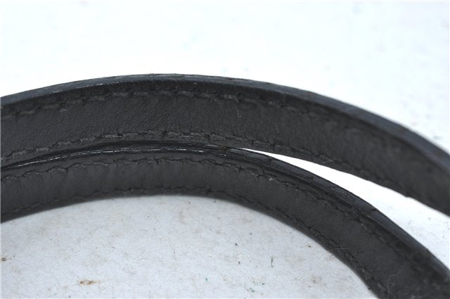 Authentic GUCCI Heart Crest 2Way Shoulder Hand Bag Leather 212994 Black J0950